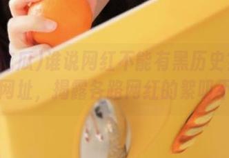 谁说网红不能有黑历史？今日吃瓜网址，揭露各路网红的絮叨不休！